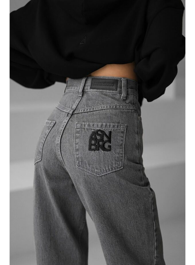 Джинси Aisenberg denim банани сірі