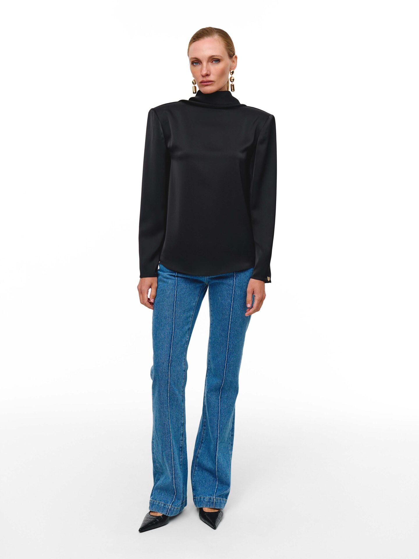 Блуза MYxMY Zoe чорний