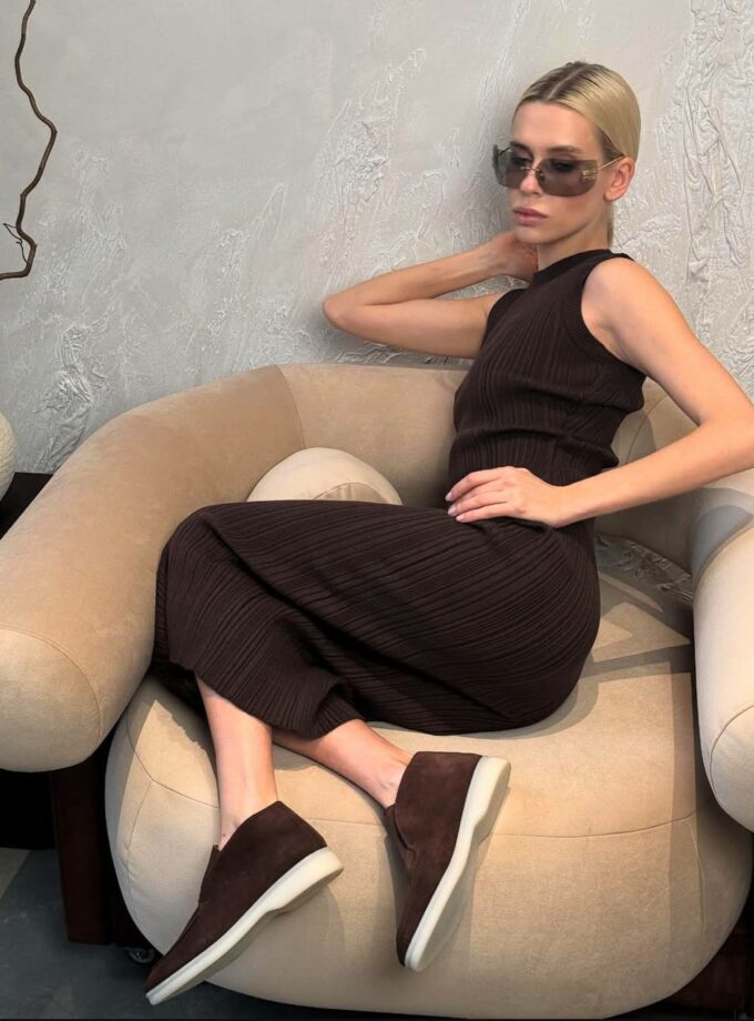 Лофери R One Loro 2 коричневі байка