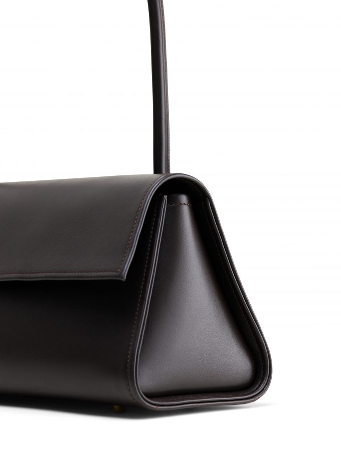 Сумка Poelle Untitled bag коричневий шкіра