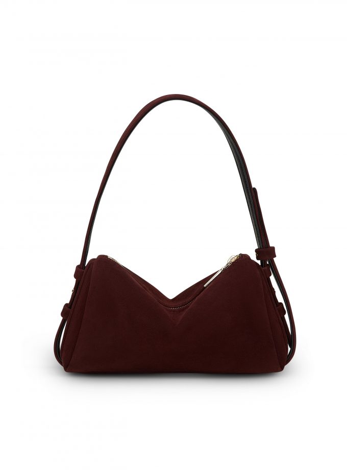 Сумка Poelle Josy bag марсала замш