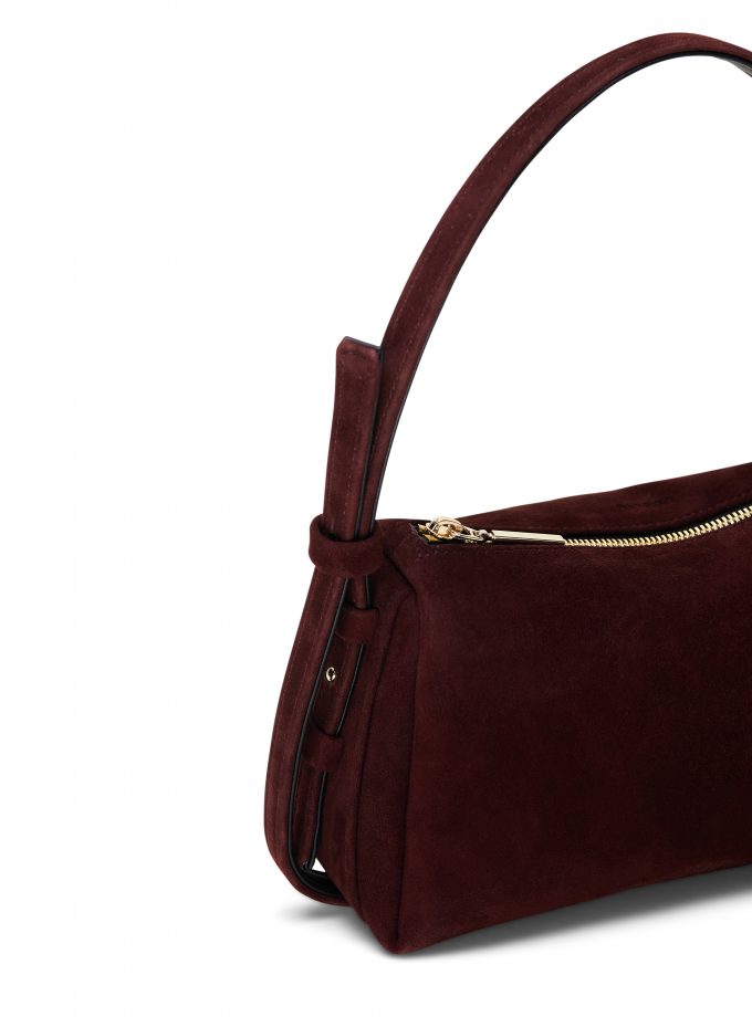 Сумка Poelle Josy bag марсала замш