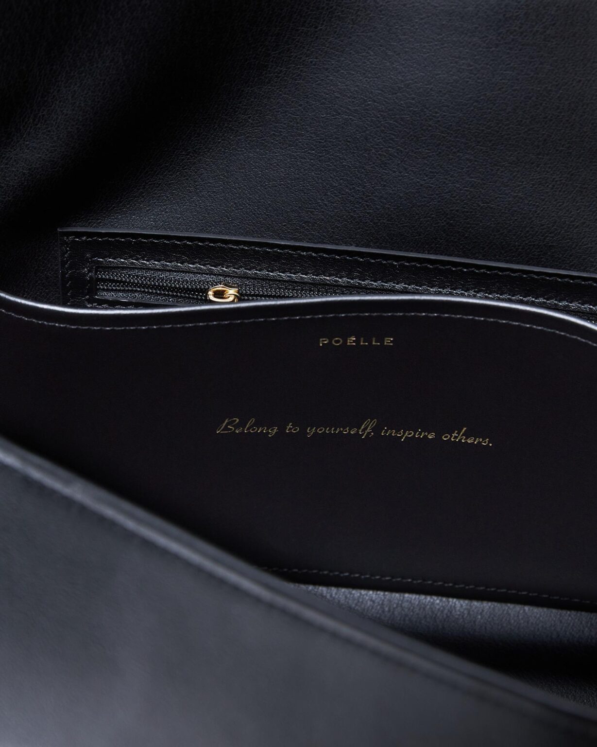 Сумка Poelle Untitled  bag чорний шкіра - Зображення 4