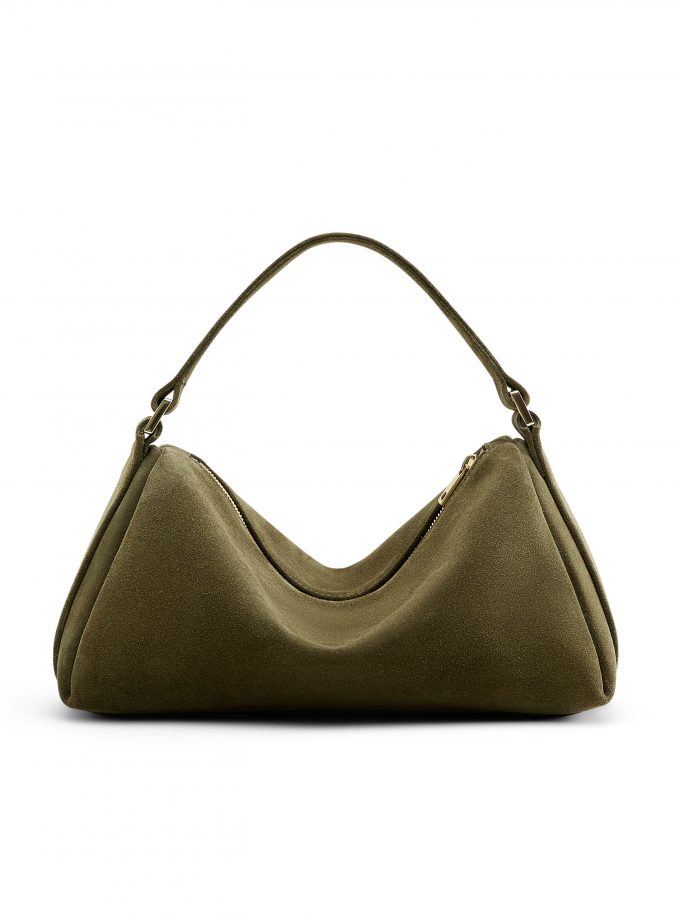 Сумка Poelle Josefine Bag оливковий замш