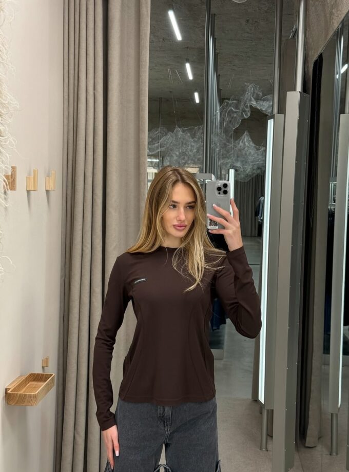 Лонгслів Gasanova GG шоколадний