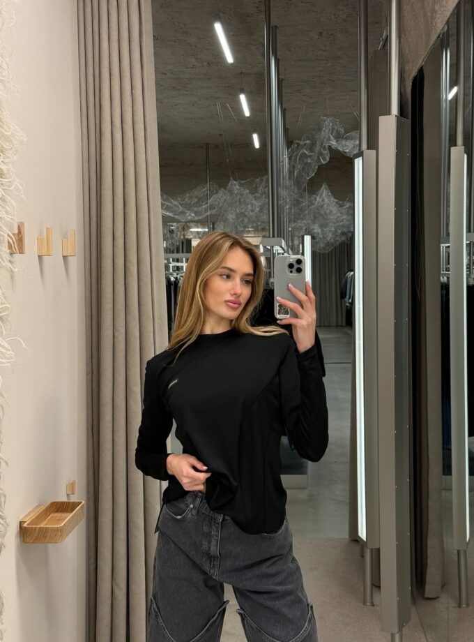 Лонгслів Gasanova GG чорний