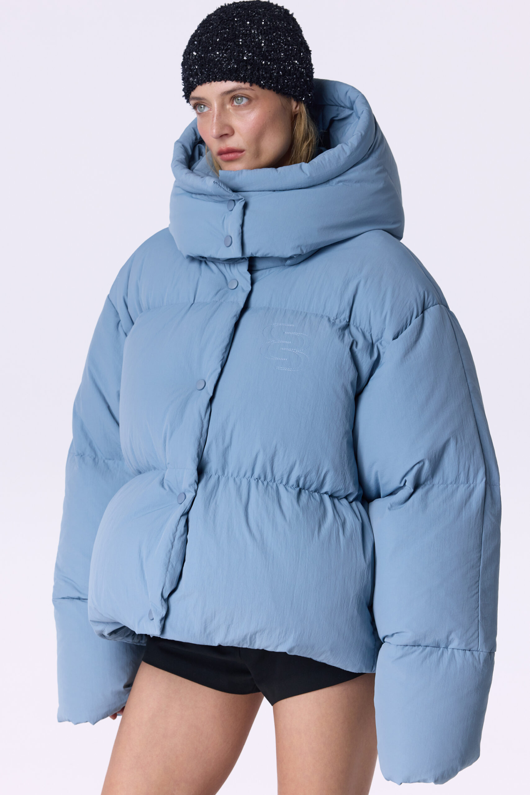 Пуховик Bazhane Glaze Dows Jacket блакитний