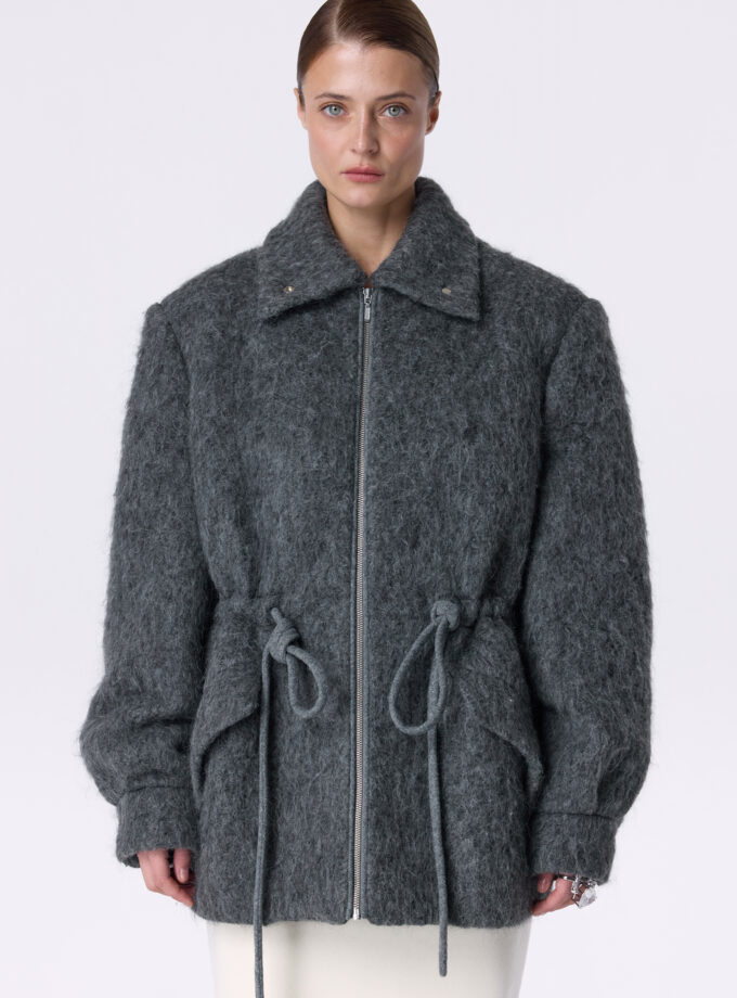 Пальто-парка Bazhane Mackintosh jacket  Альпака графіт