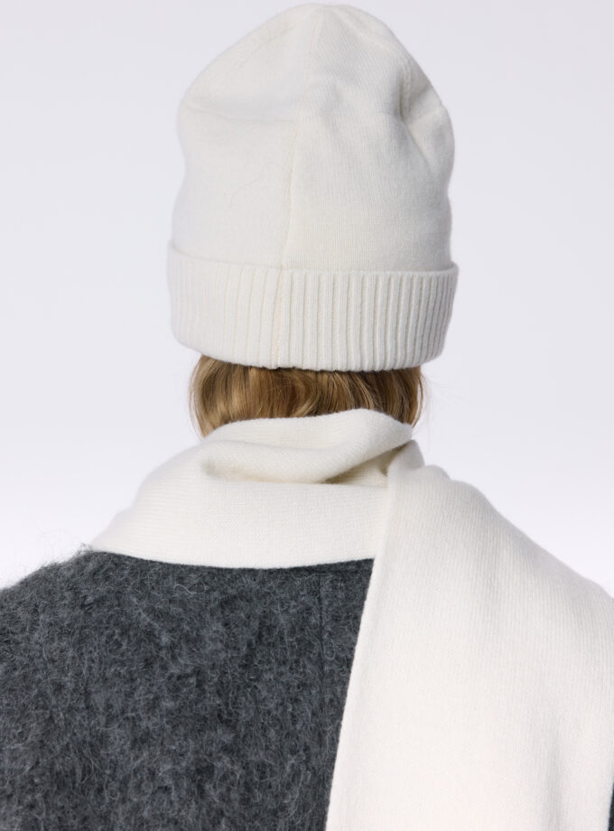 Шапка Bazhane Icon beanie молочний