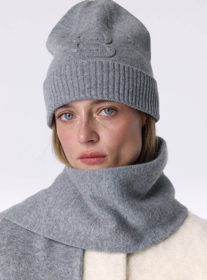 Шапка Bazhane Icon beanie сірий