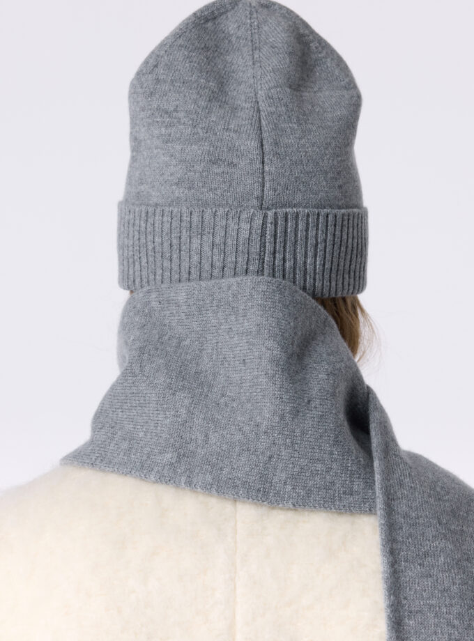 Шапка Bazhane Icon beanie сірий