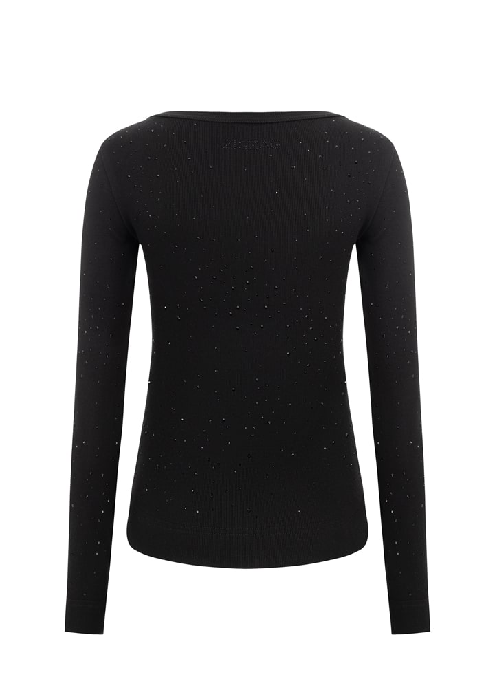 Лонг Zigzag Мері чорний - Зображення 2