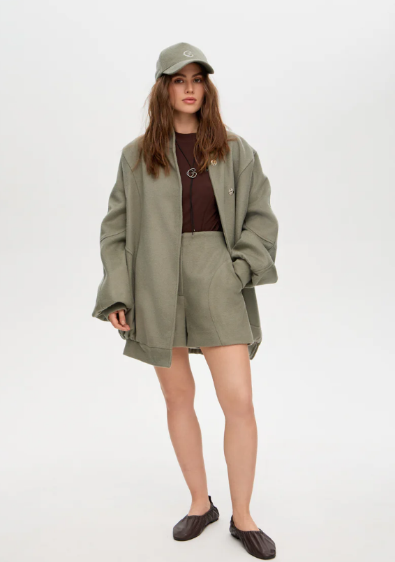 Бейсболка Gasanova G кашемірова сіра