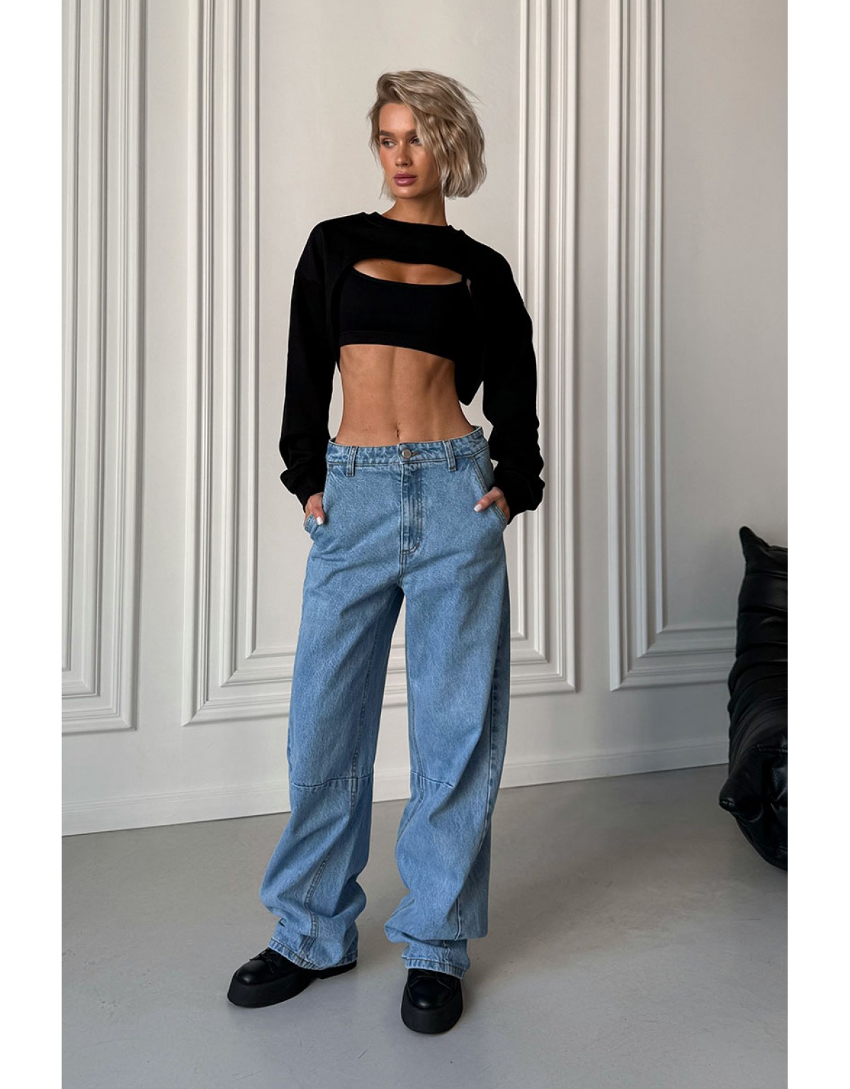 Джинси Aisenberg denim Alexa блакитні