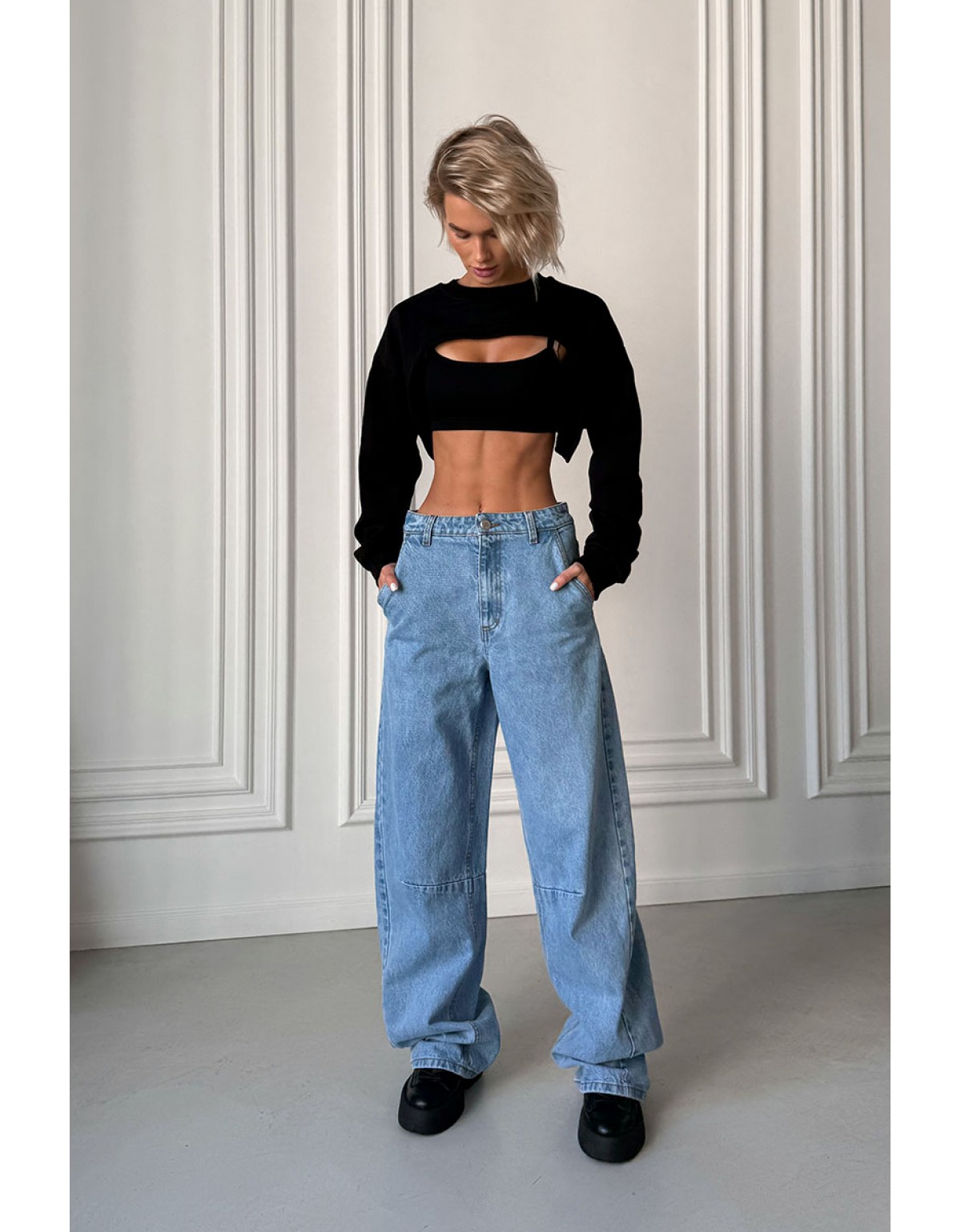 Джинси Aisenberg denim Alexa блакитні - Зображення 2