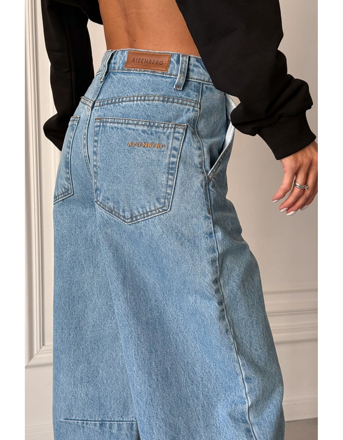 Джинси Aisenberg denim Alexa блакитні - Зображення 3