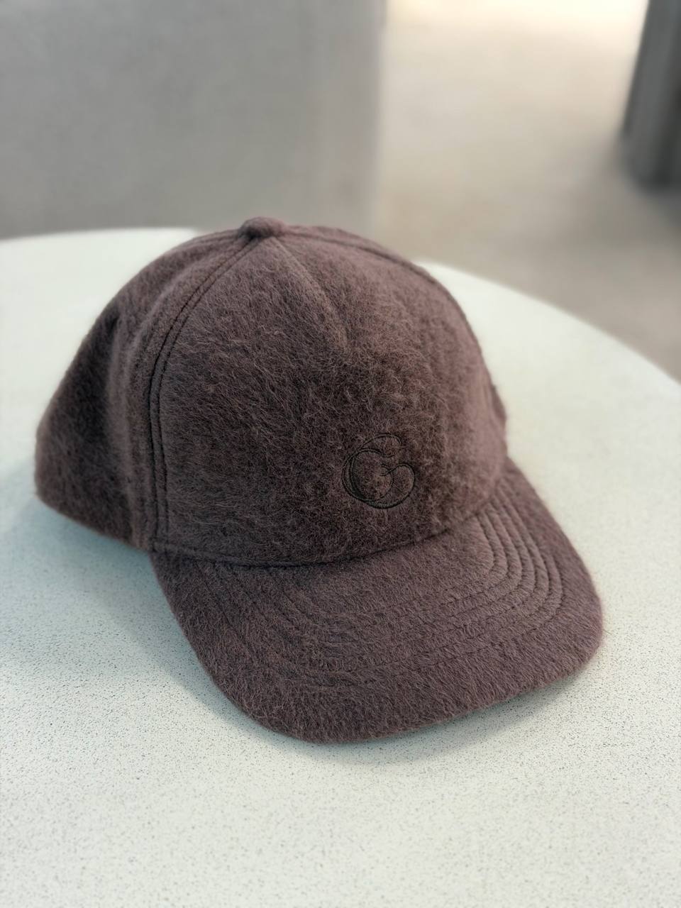 Бейсболка Gasanova G кашемірова кавова