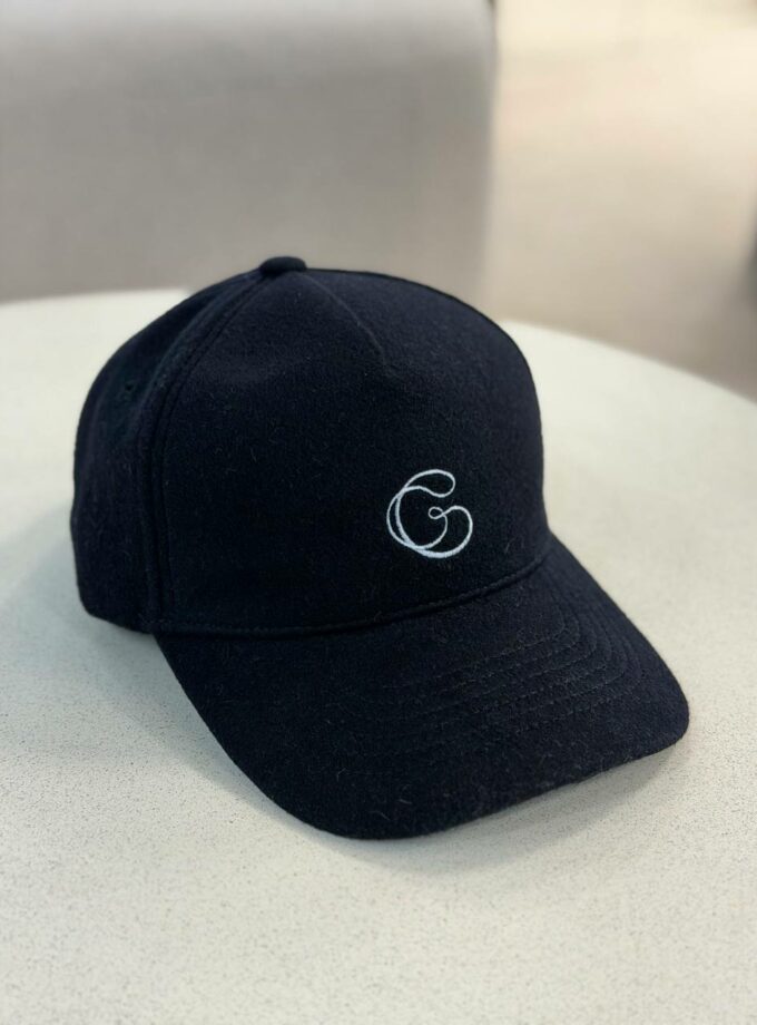 Бейсболка Gasanova G кашемірова чорна