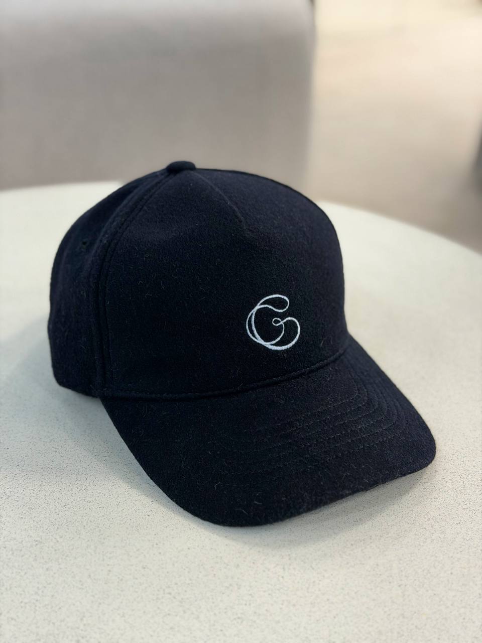 Бейсболка Gasanova G кашемірова чорна