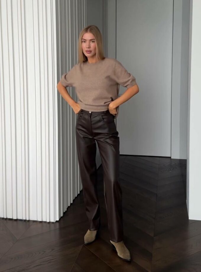 Светр FLEUR DE LYS бежевий кашемір