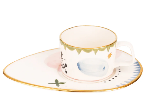 Чашка Gunia до чаю з блюдцем Весна 2024