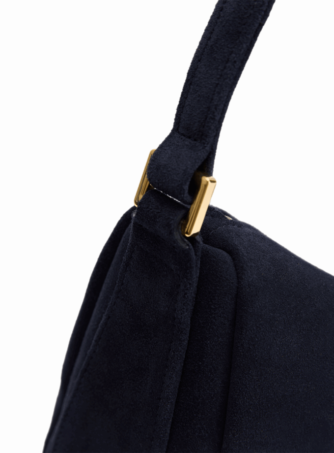 Сумка Poelle Josefine Bag синя замша