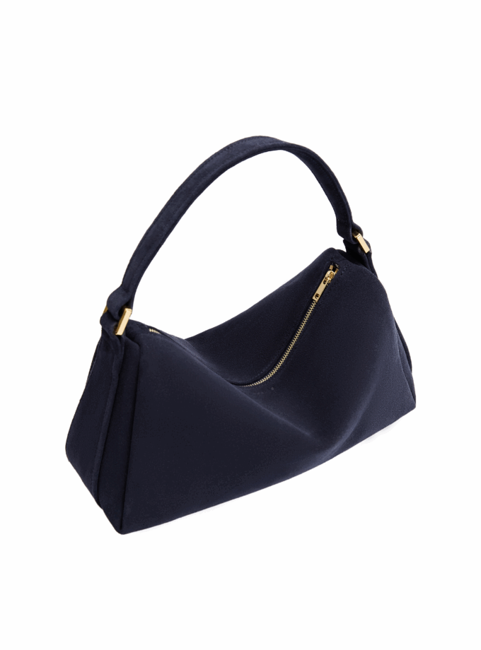 Сумка Poelle Josefine Bag синя замша