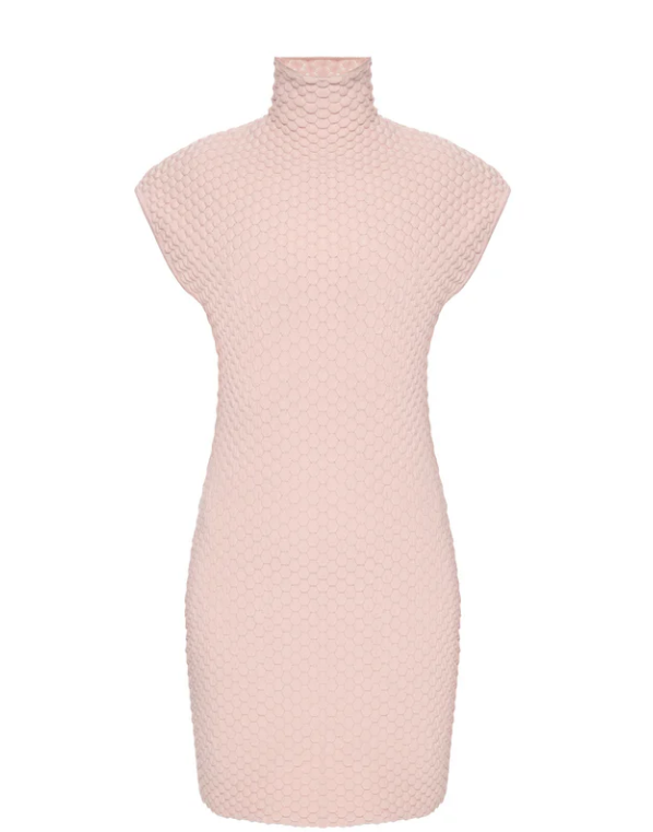 Сукня J’amemme SNAKE KNITMINI DRESS пудровий