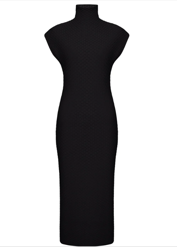 Сукня J’amemme SNAKE KNIT DRESS чорна