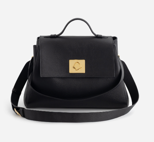 Сумка Kachorovska Ernestina 33 шкіра чорна золото