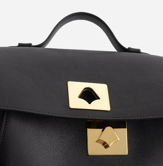 Сумка Kachorovska Ernestina 33 шкіра чорна золото