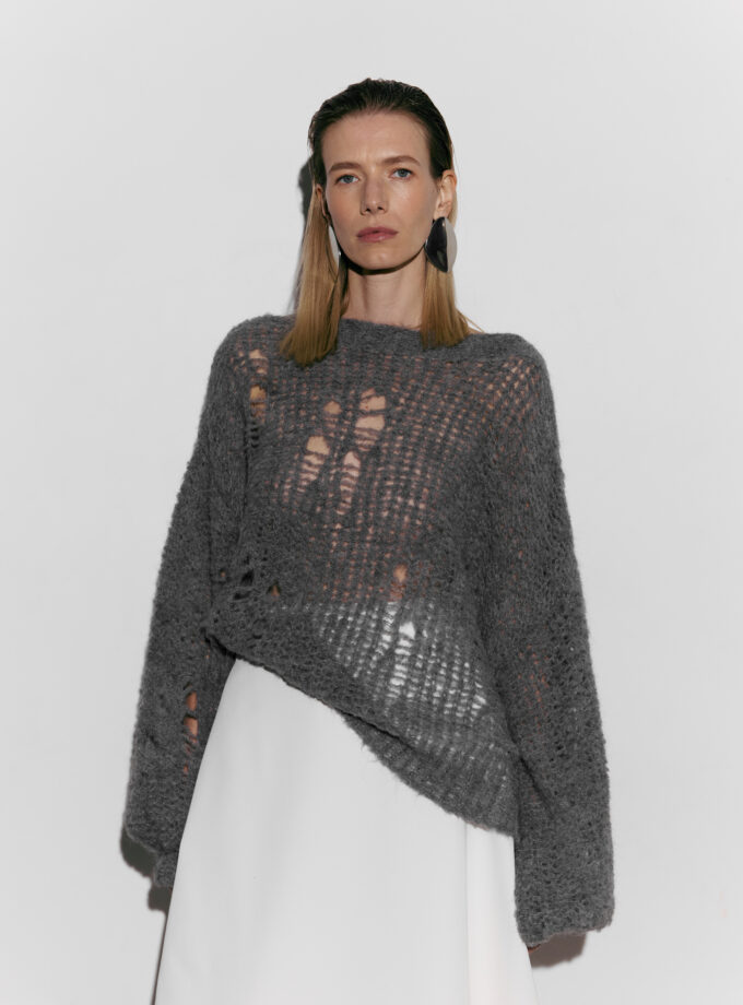 Светр Bazhane Alpaca sweater сірий