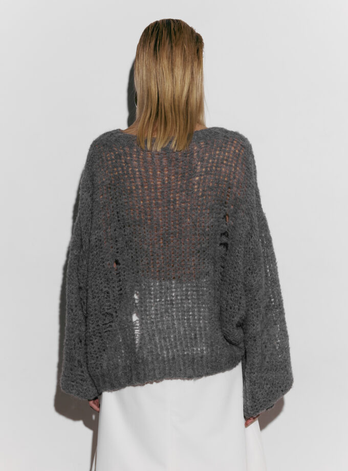 Светр Bazhane Alpaca sweater сірий