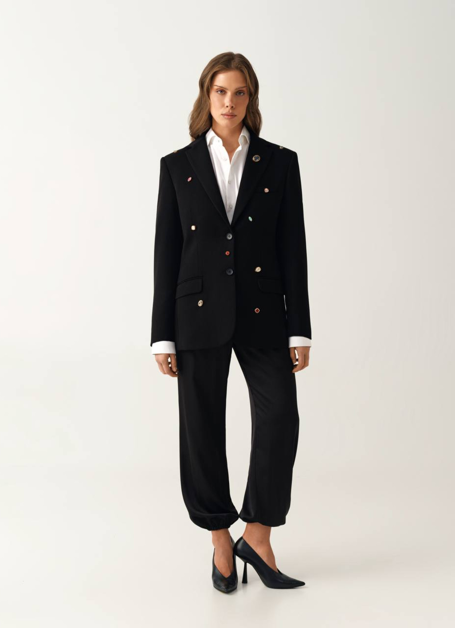 Жакет Sabotage чорний камінці різнокольорові - Зображення 2