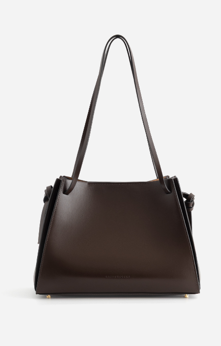 Сумка Kachorovska ORIGAMI SOFT35 темний шоколад золото