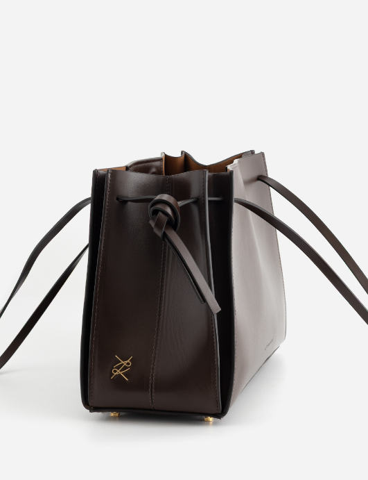 Сумка Kachorovska ORIGAMI SOFT35 темний шоколад золото