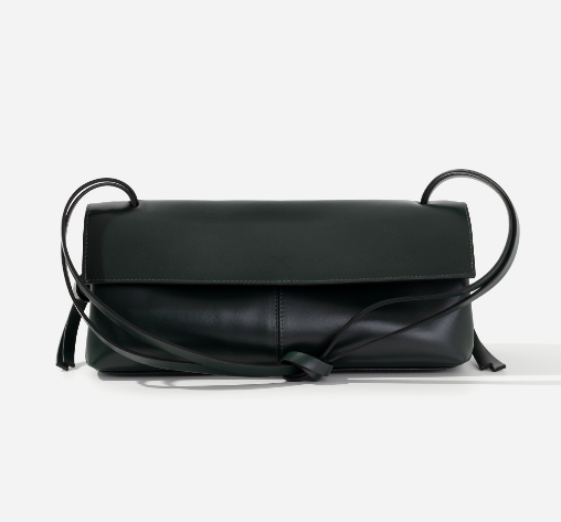 Сумка Kachorovska Rebecca Baguette 29 шкіра зелений срібло