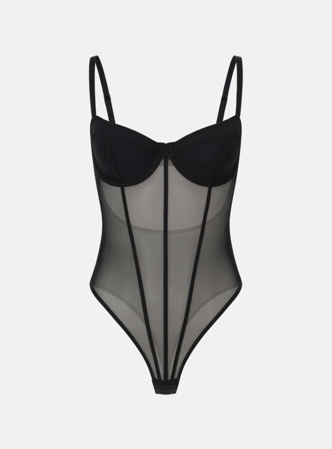 Боді Bazhane Contour чорний S75B