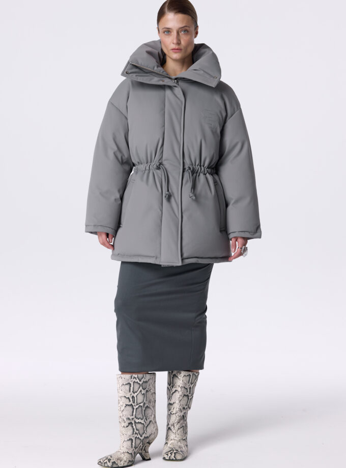 Пуховик Bazhane Harbor parka Jacket сірий