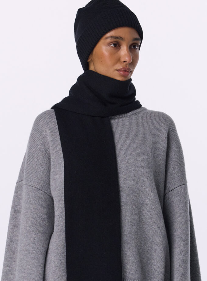 Шарф BazhaneTiny scarf чорний