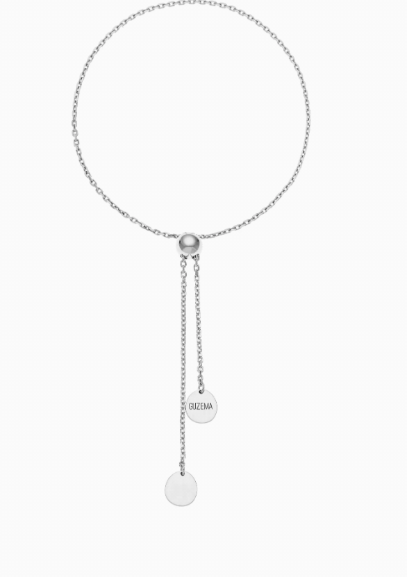 Браслет-трансформер із клюшками біле золото DR 33