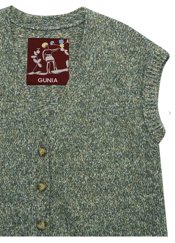 Безрукавка Gunia меланжева