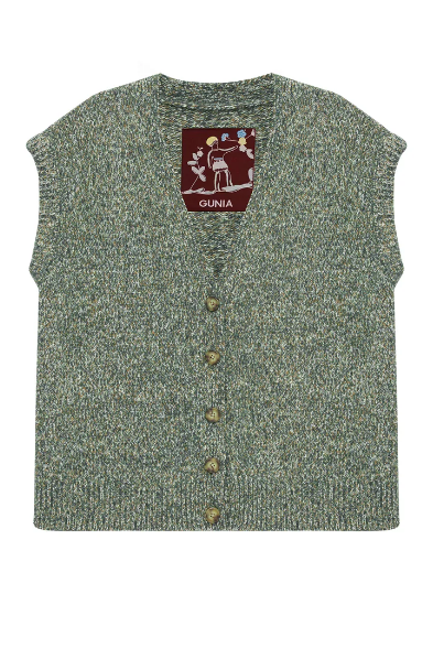 Безрукавка Gunia меланжева