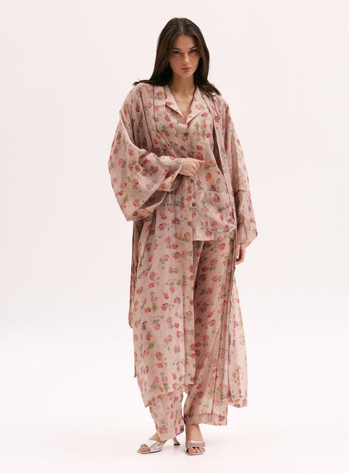Кімоно XM by Malinovska напівпрозоре в троянди
