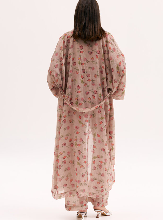 Кімоно XM by Malinovska напівпрозоре в троянди