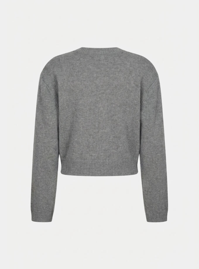 Светр Bazhane Pumped sweater сірий