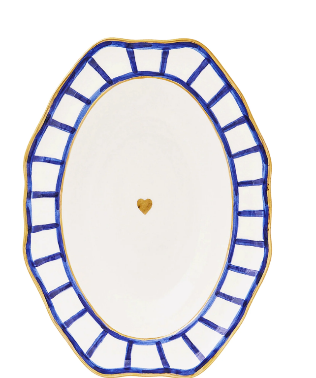 Тарілка Gunia овал фігурна глибока Заєць