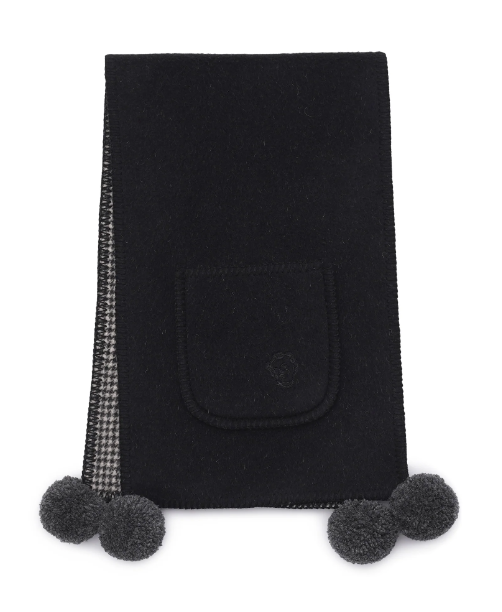 Шарф Gunia кашеміровий чорний