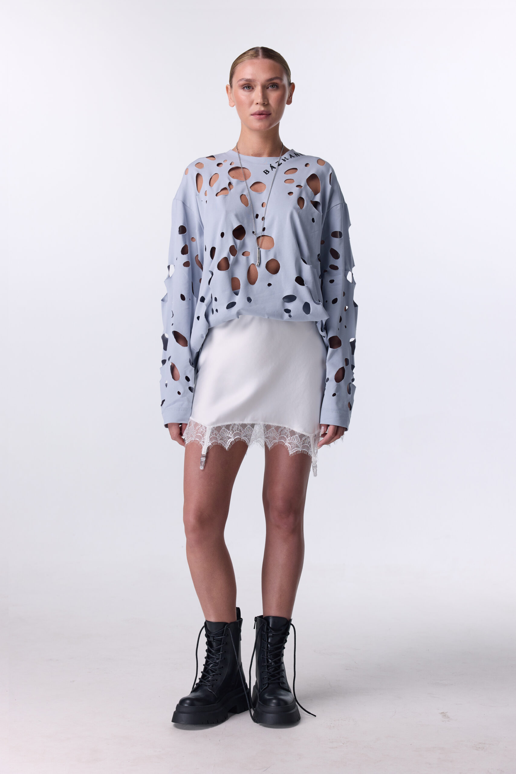 Спідниця Bazhane Garter skirt молочний