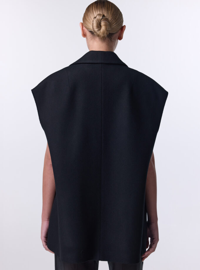 Пальто - жакет Bazhane Lavish vest чорний